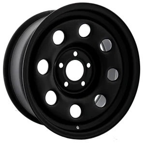 Envy Wheels – NX4 STEEL WHEEL – Black – 16″x7″ 12mm – All weather Wheels – NX40827